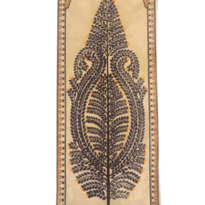 Tree of Life #4 - Pattachitra Art - Tussore Silk Painting - 6*16 inch - In Silk Cloth - Unframed