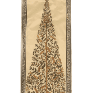 Tree of Life #7 - Pattachitra Art - Tussore Silk Painting - 6*16 inch - In Silk Cloth - Unframed