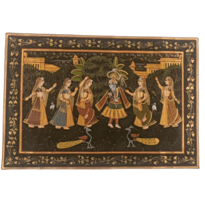 Tussore Silk Painting - 10*8 inch - In Silk Cloth - Unframed