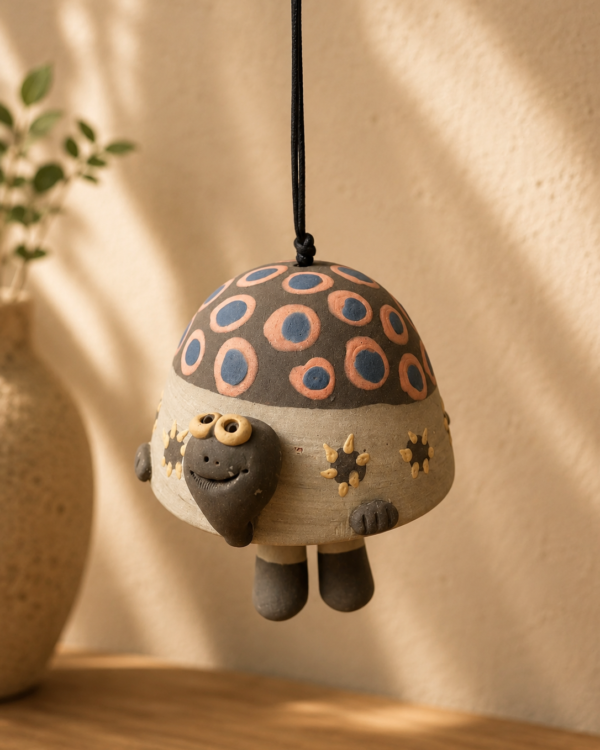 Tortoise, The Still Walker - Nerikomi Hanging Bell