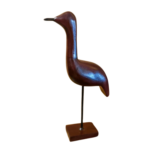 Natural Wooden Bird – Table Stand (Set of 2) | Handcrafted Décor – 10" & 12" Height - Image 3