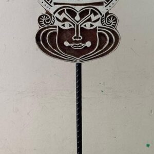 Kuchipudi Wooden Block Table Décor – Approx. 14 Inch