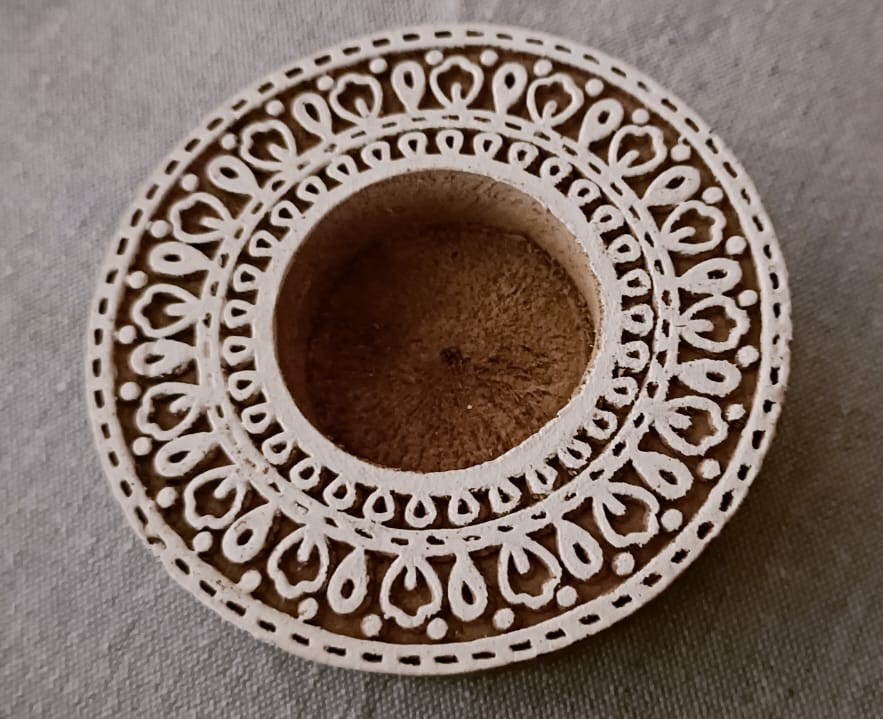 Round #2 - Wooden Block T-Light Candle Holders - Set of 2 - Image 2