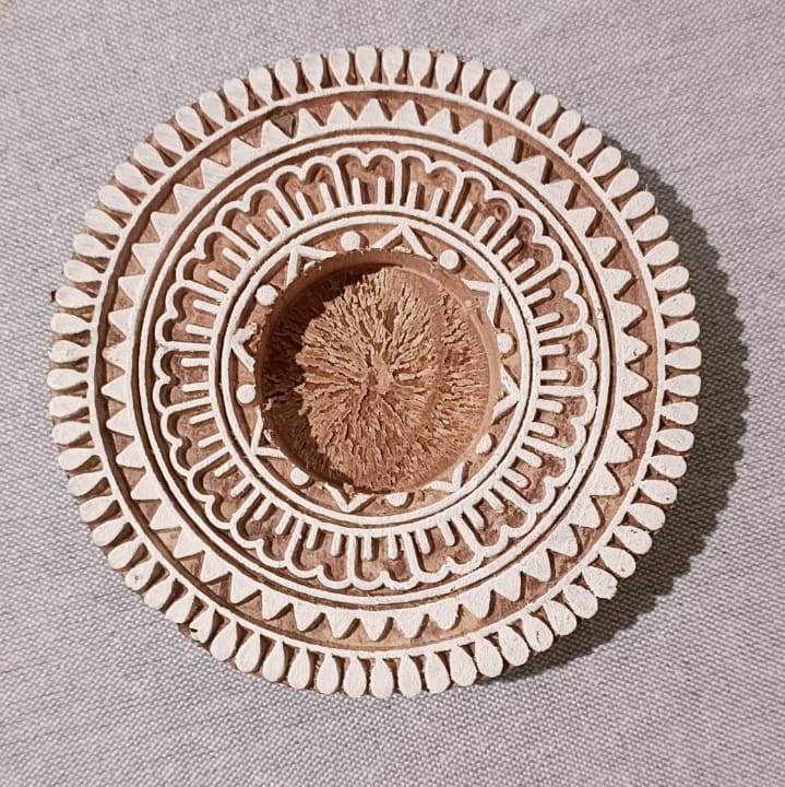 Round #4 - Wooden Block T-Light Candle Holders - Set of 2 - Image 3