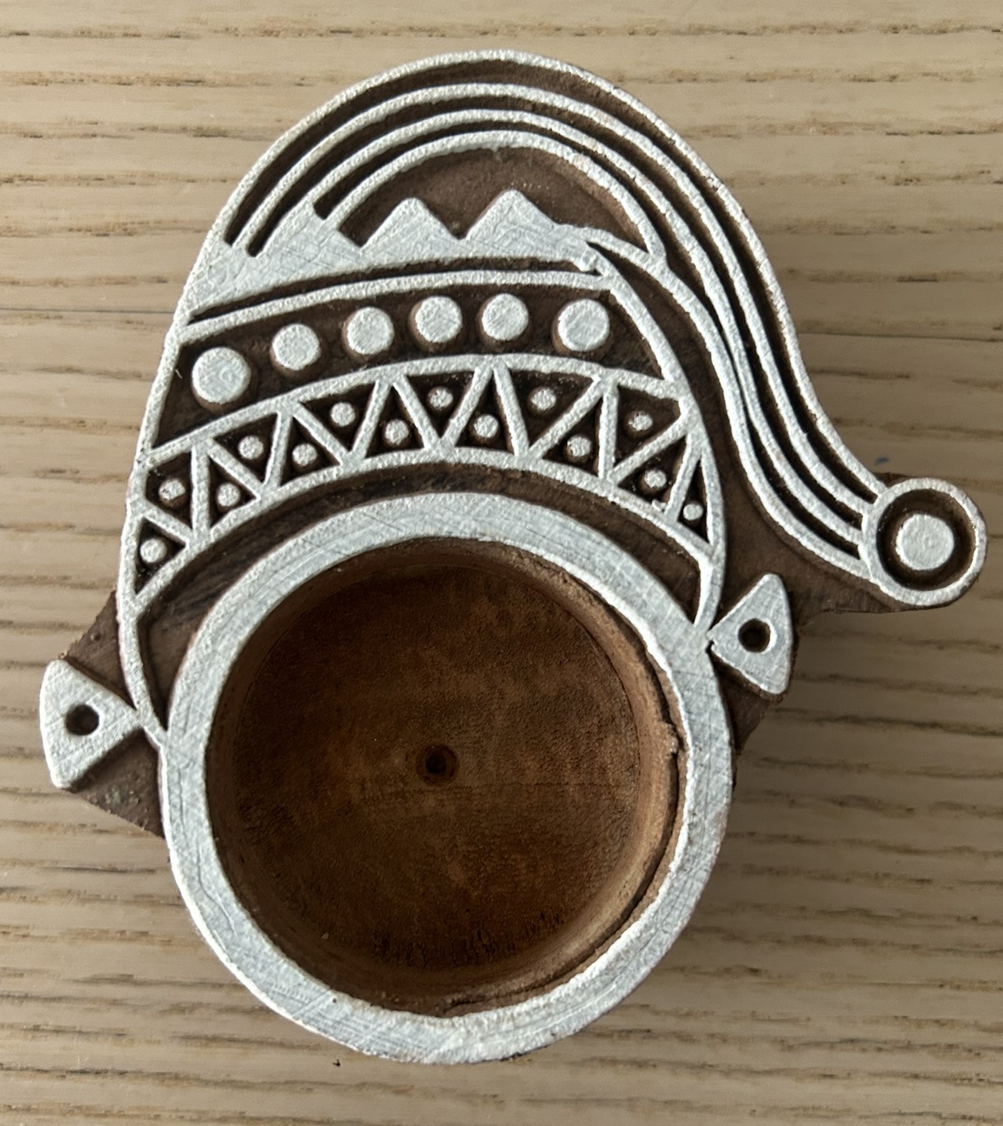 Christmas Collection Wooden T-Light Candle Holders ? Set of 3 (Bell, Santa Cap & Tree) - Image 8