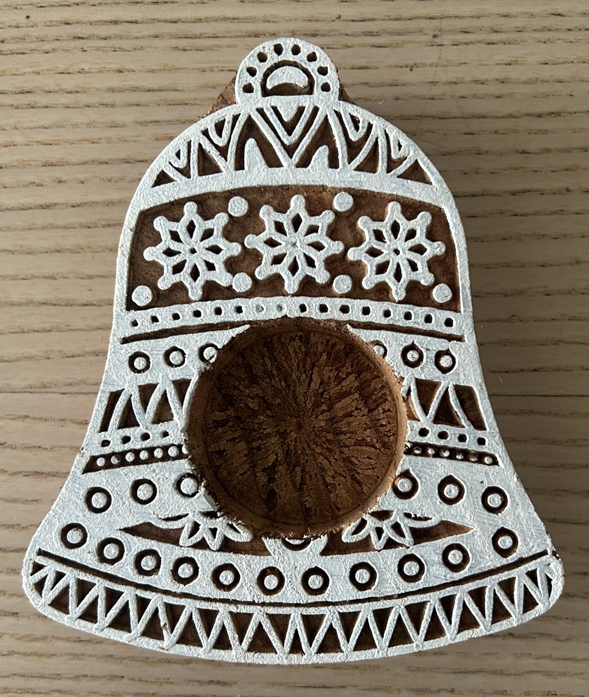 Christmas Collection Wooden T-Light Candle Holders ? Set of 3 (Bell, Santa Cap & Tree) - Image 7