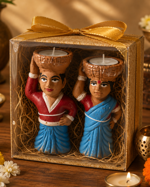 Gift Pack - couple set diya candle