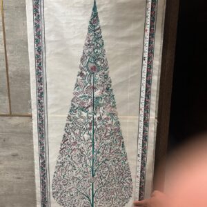 Tree of Life #Big - Pattachitra Art - Tussore Silk Painting - 44*20 inch - In Silk Cloth - Unframed