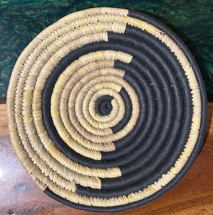 Multi Sabai Art Handwoven Wall Decor - Set of Five (12"*1, 10"*4) - Image 3