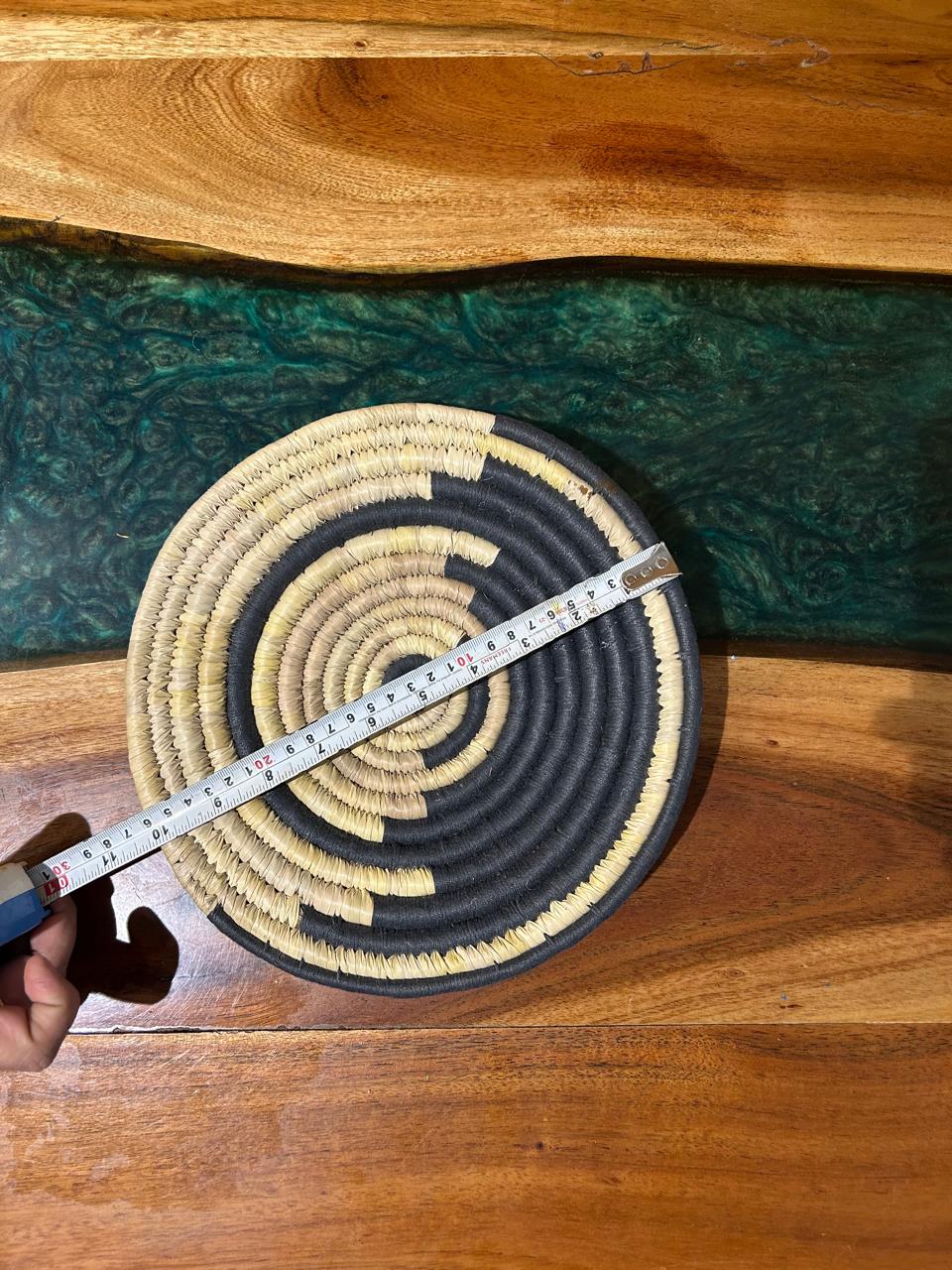 Multi Sabai Art Handwoven Wall Decor - Set of Five (12"*1, 10"*4) - Image 7