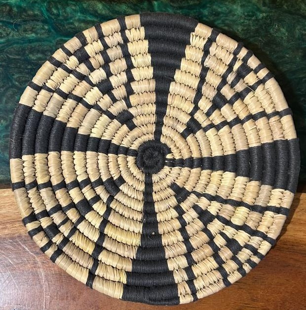 Multi Sabai Art Handwoven Wall Decor - Set of Five (12"*1, 10"*4) - Image 8