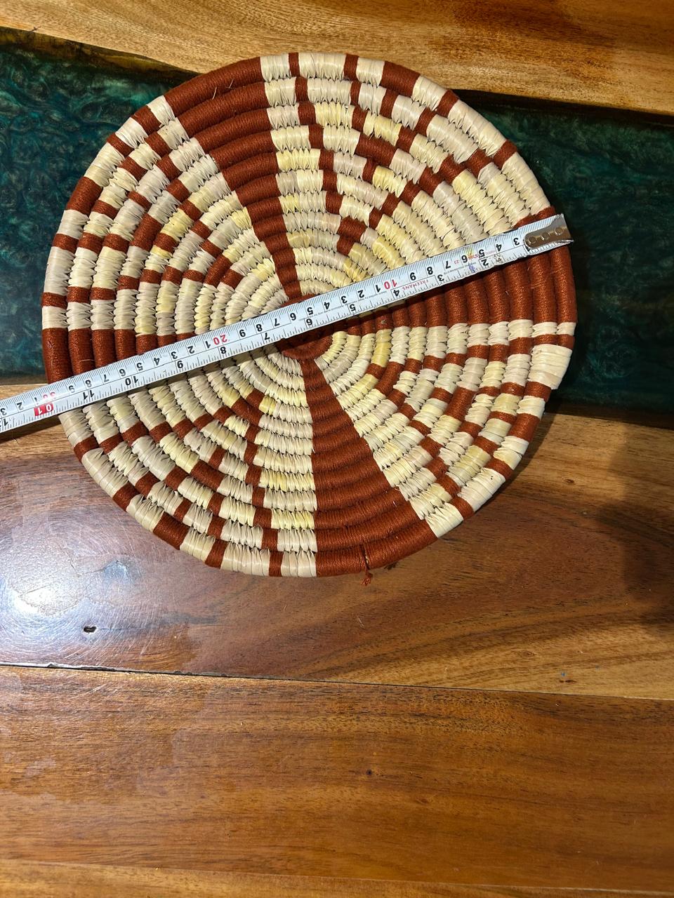 Multi Sabai Art Handwoven Wall Decor - Set of Five (12"*1, 10"*4) - Image 9