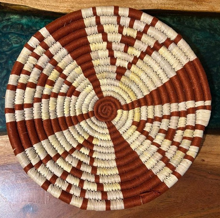 Multi Sabai Art Handwoven Wall Decor - Set of Five (12"*1, 10"*4) - Image 10