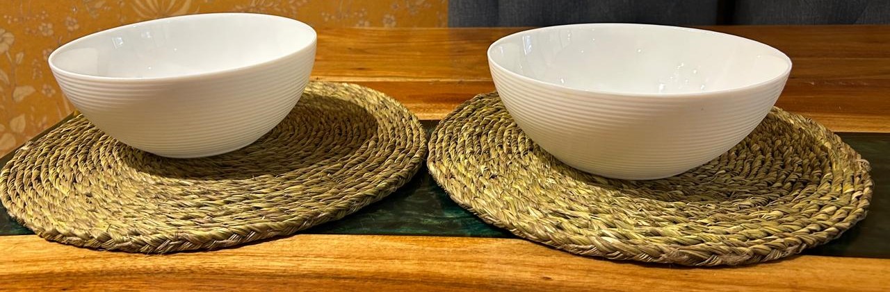 Natural - Sabai Art Handwoven Dining Mats - 2 Table Mats (12") - Image 3