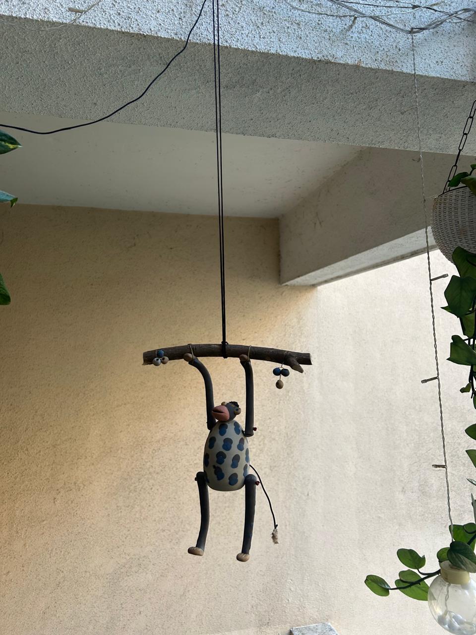 Among the Branches - Nerikomi Hanging Monkey - Image 3