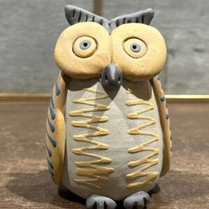 Wise Whispers - Nerikomi Owl Show Piece