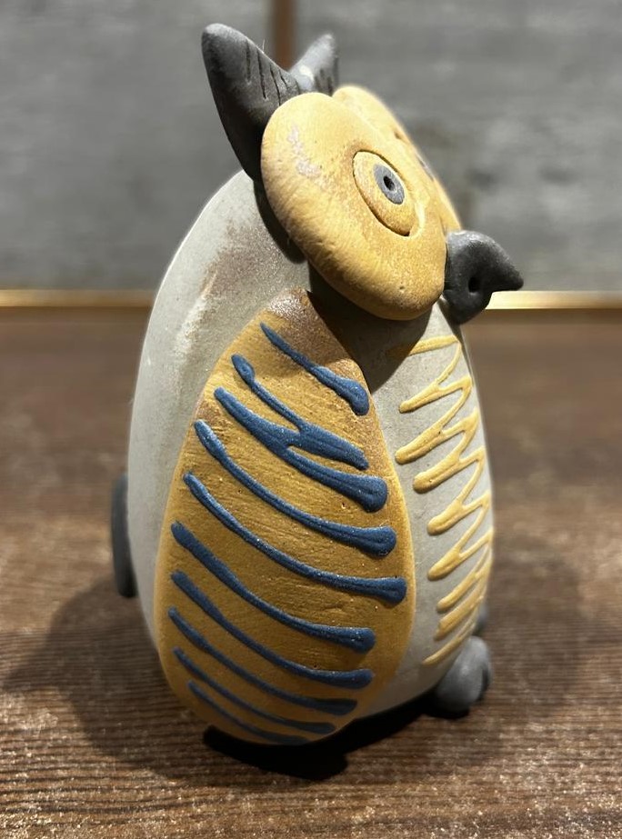 Wise Whispers - Nerikomi Owl Show Piece - Image 3