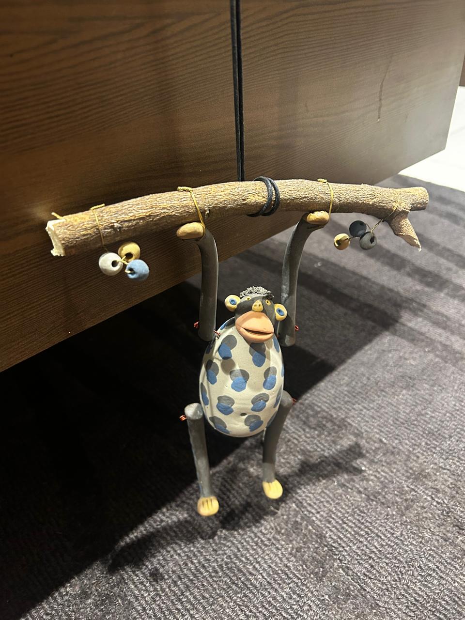 Among the Branches - Nerikomi Hanging Monkey - Image 4