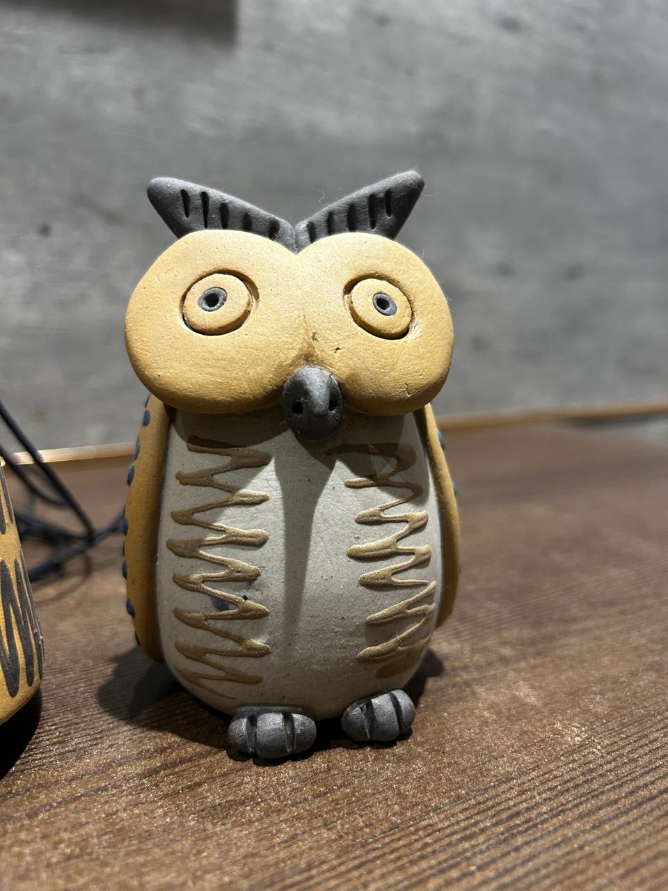 Wise Whispers - Nerikomi Owl Show Piece - Image 2