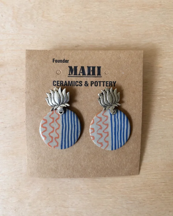 #4 Earrings - Nerikomi Art