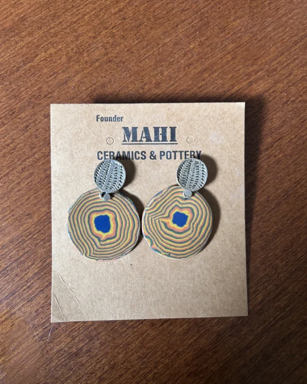 #3 Earrings - Nerikomi Art