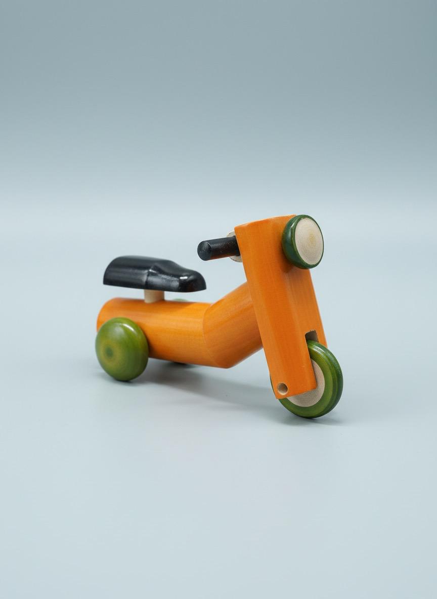 Channapatna Bike - Wooden Figurine (6 Inch Length, 4 Inch Height)