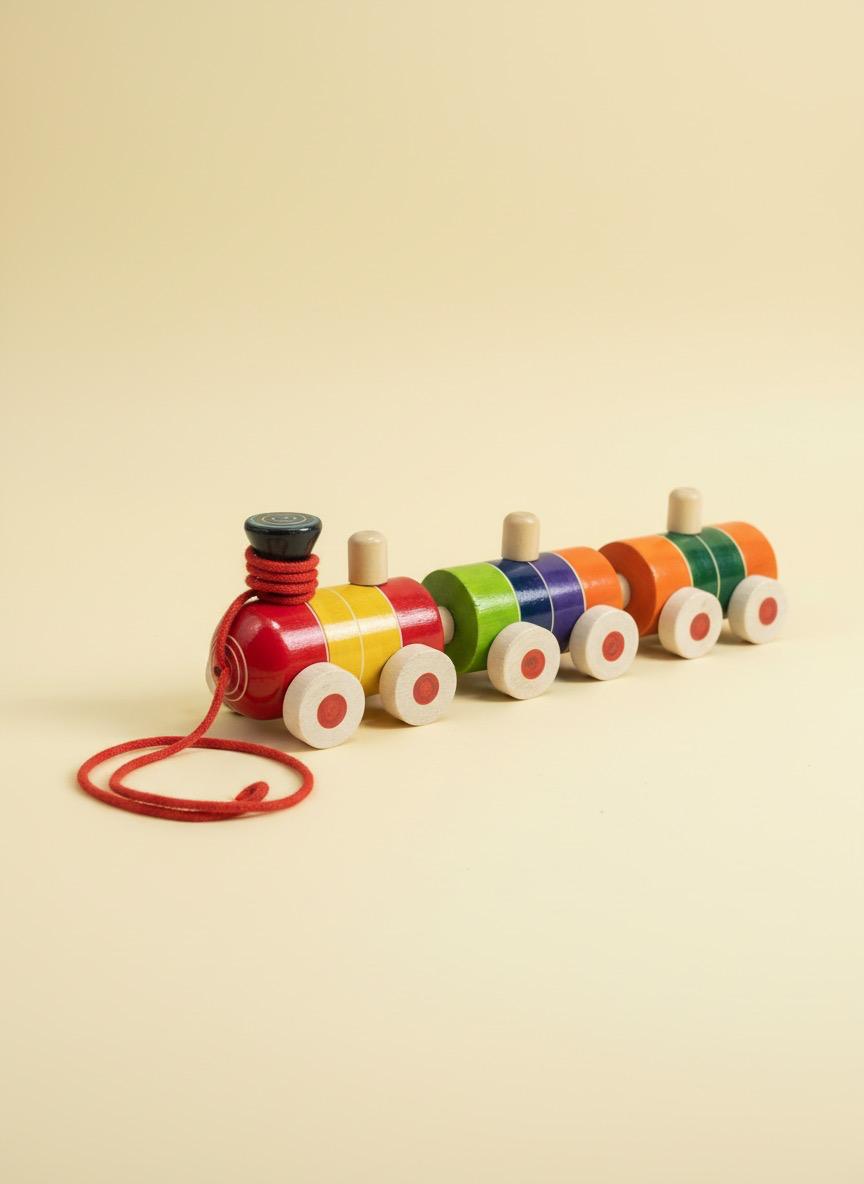 Chinnapatna Toys Train - wooden
