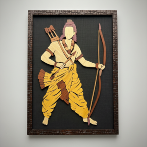 Shri Ram Ji - Wooden Inlay Painting (12"*14")