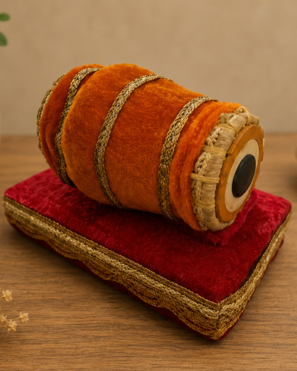 Handcrafted Miniature Mridangam(5-Inch)