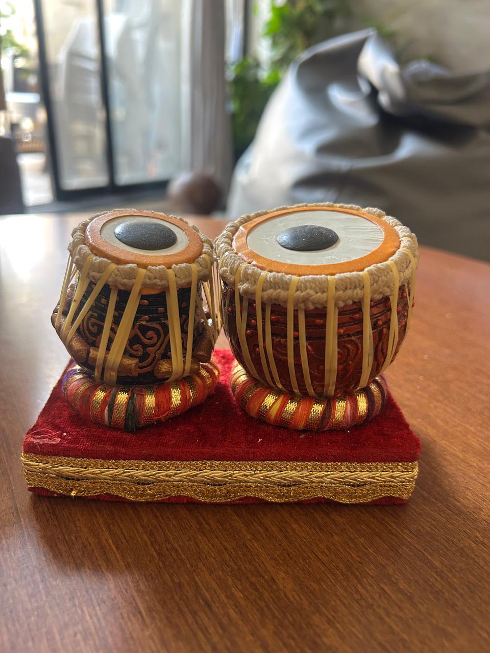 Handcrafted Miniature Tabla set (6-Inch) - Image 2