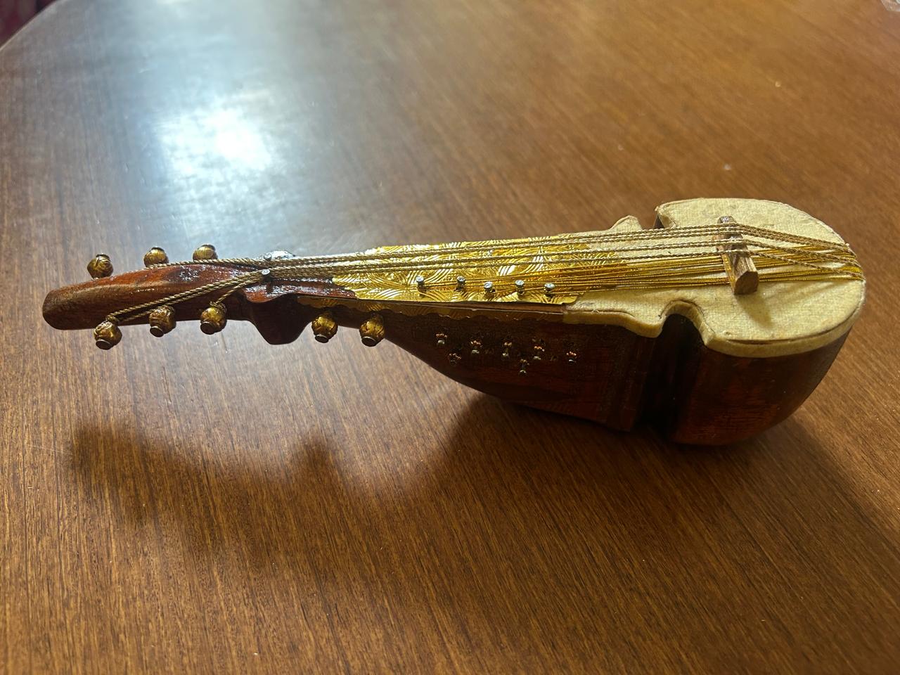 Handcrafted Miniature Sarod (9-Inch) - Image 2