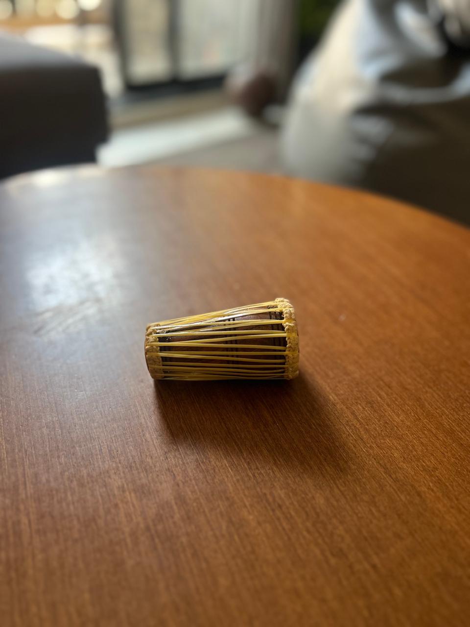 Handcrafted Miniature Pakhawaj (4-Inch) - Image 3