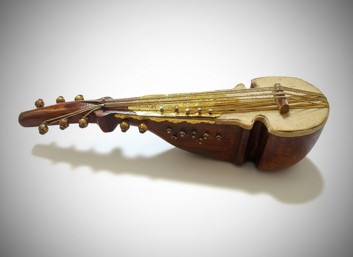 Handcrafted Miniature Sarod (9-Inch)