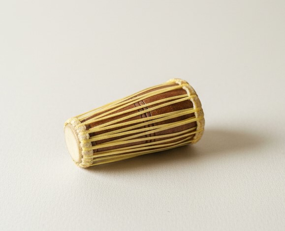 Handcrafted Miniature Pakhawaj (4-Inch) - Image 4