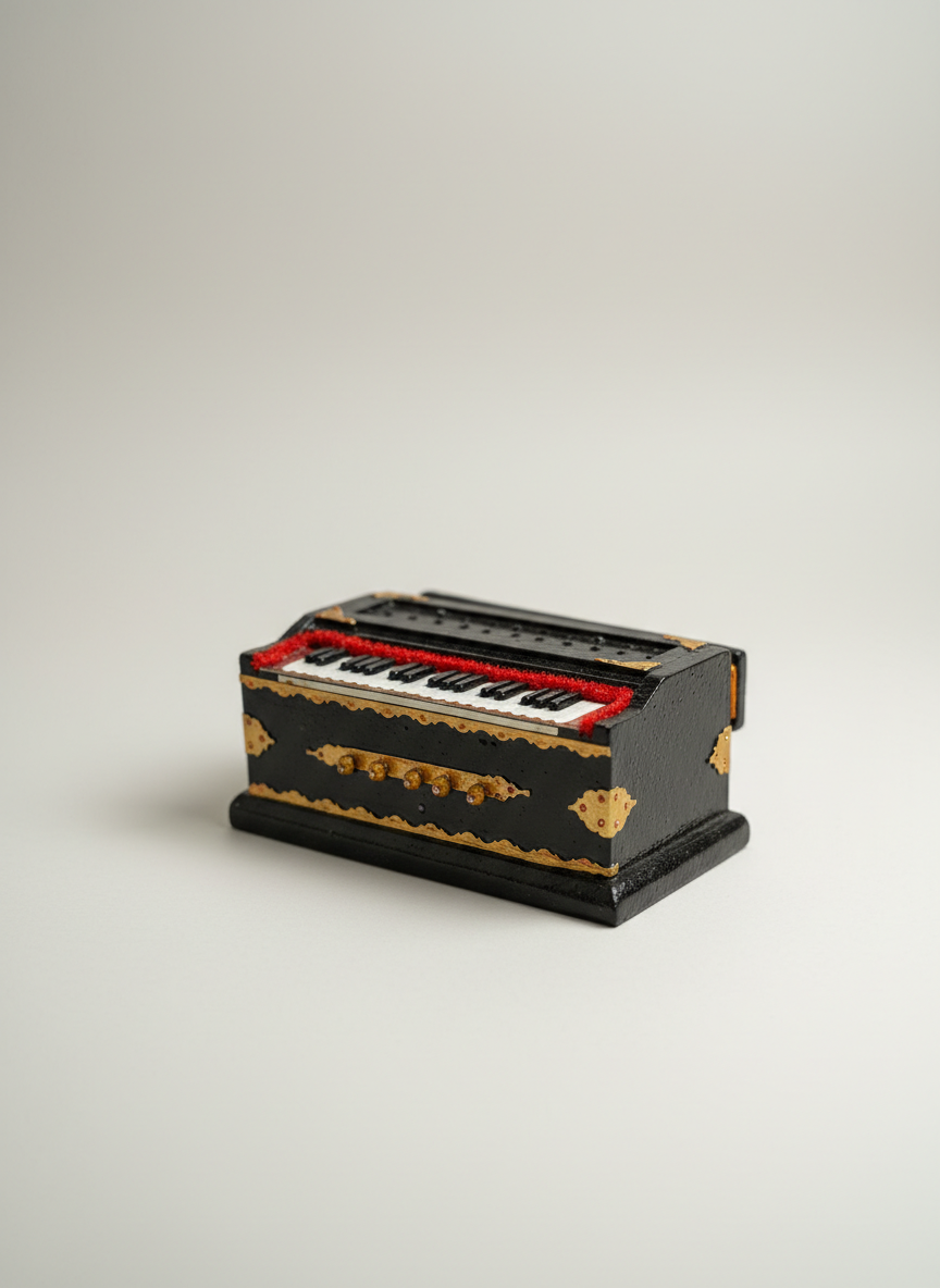 Handcrafted Miniature Harmonium (5-Inch)