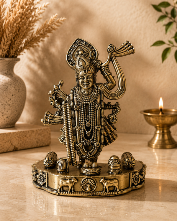 Srinath ji Idol – Standing Pose - Brass (4 Inch, approx 200 gms)