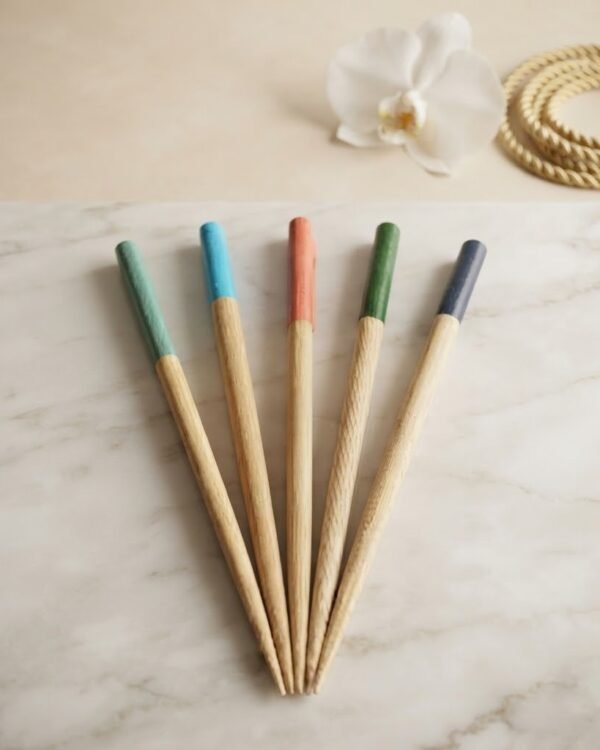 Juda stick Pin - Bamboo Hand Painted - Assorted