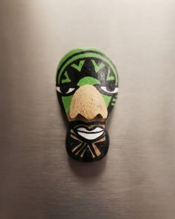 Magnet - Mask - Hand Painted on Bamboo - Assorted