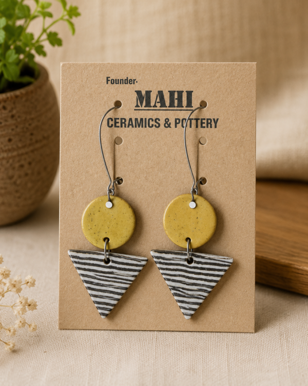 #13 Earrings - Nerikomi Art