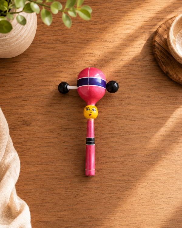 Chinnapatna Toy Rattle 3 - wooden