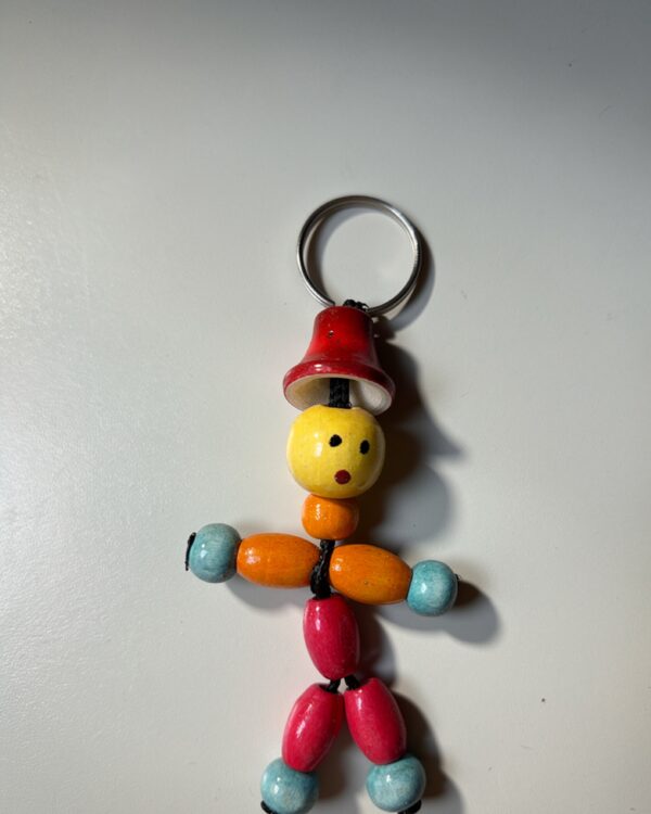 Boy - Chinnapatna wooden Key Chain - 1 piece
