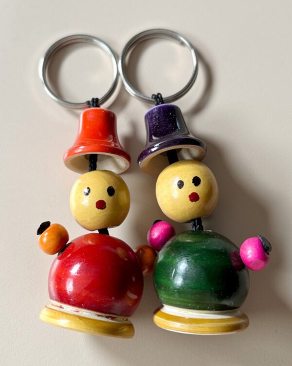 Kid - Chinnapatna wooden Key Chain - 1 piece