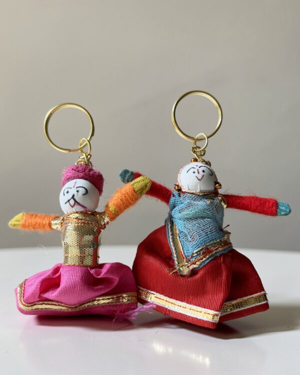 Ladka Ladki puppet - cloth Key Chain