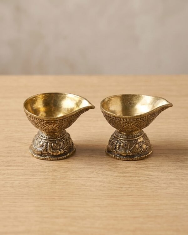 Diya - Brass - set of 2
