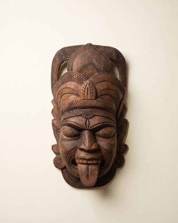 Kaali Maa – Gomira Art Sculpture (Gamahar Wood, 18")